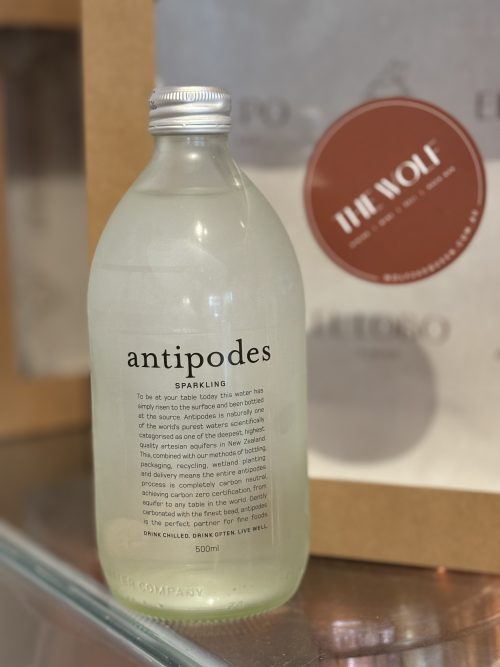 The Wolf Antipodes sparkling water has taken the crown at many international award shows. Of exceptional purity, it is the world's first carbon zero certified water.